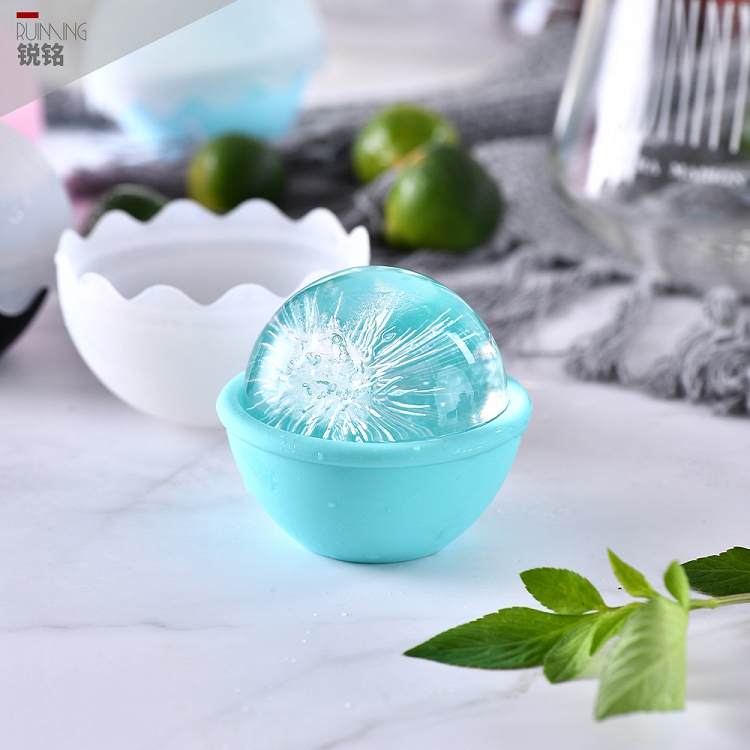 Factory Spot Food Grade Silicone Ice Ball Ice Tray Mold Drink Whiskey Silicone Ice Ball Mold